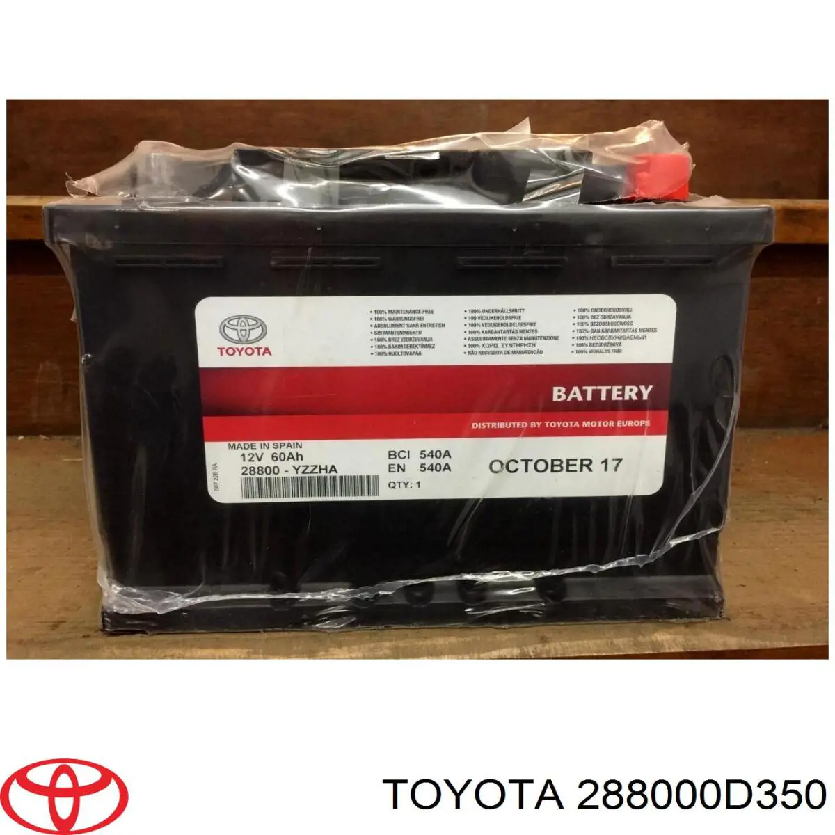 Comprar 288000D350 Toyota Batería de coche