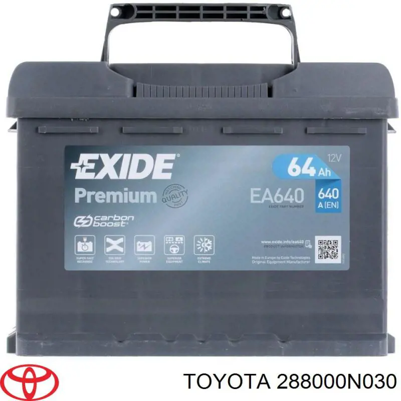 Batería de arranque Toyota 288000N030 precio, desde 798,25 EUR