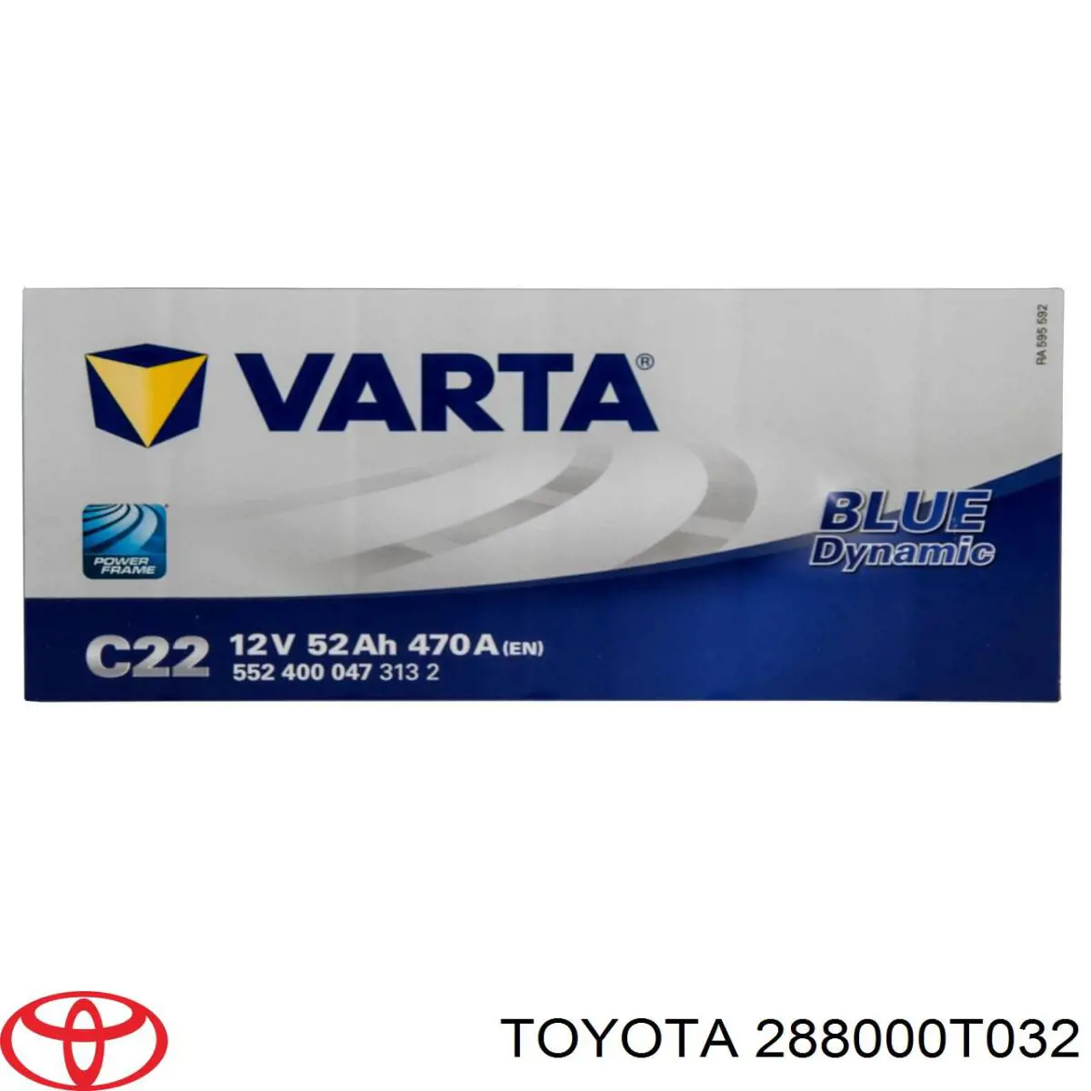 Batería 288000T032 Toyota