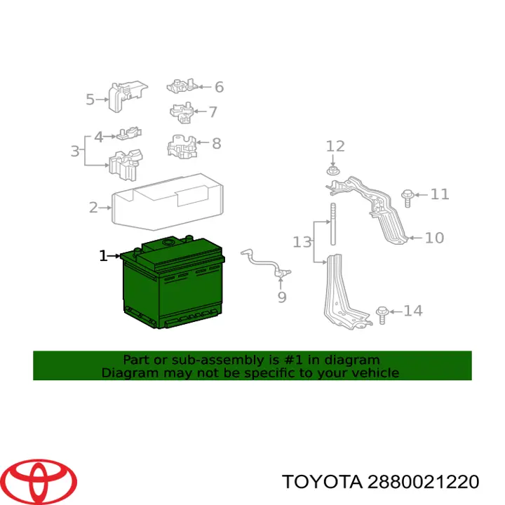 37110C8510 Hyundai/Kia Batería Start-Stop