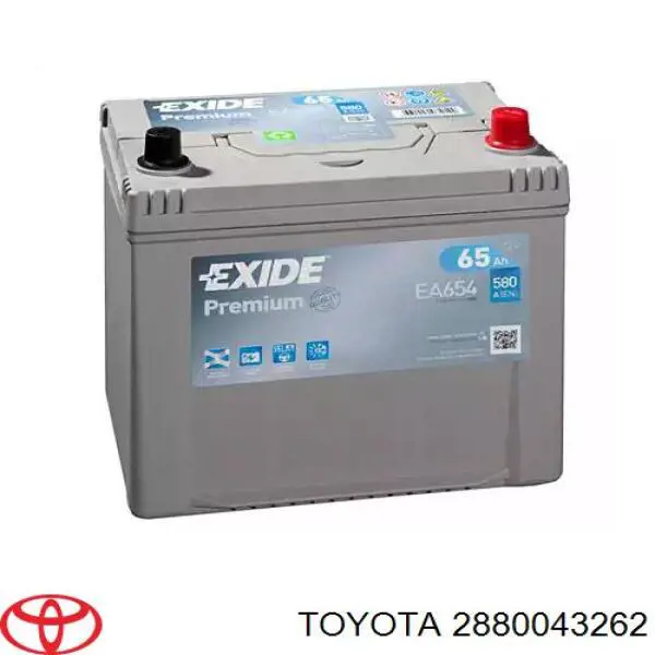 Comprar 2880043262 Toyota Batería de coche