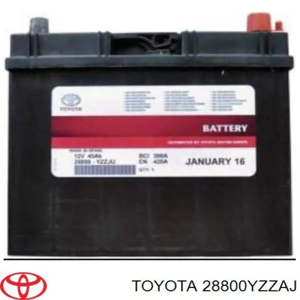 28800YZZAJ Toyota Batería Start-Stop