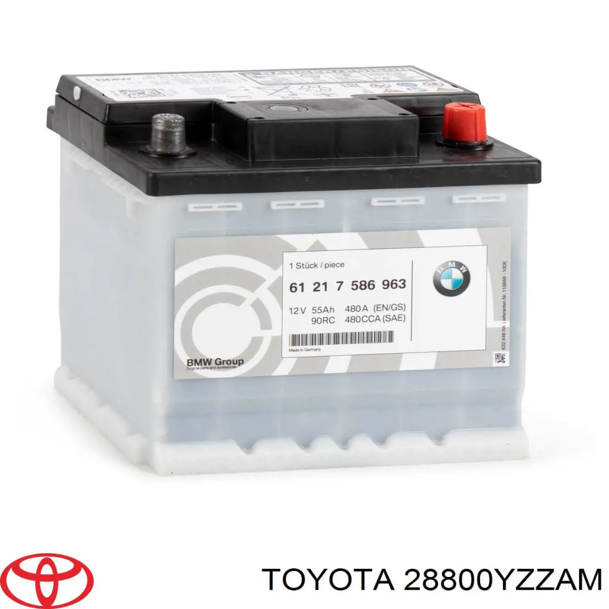 Batería 28800YZZAM Toyota