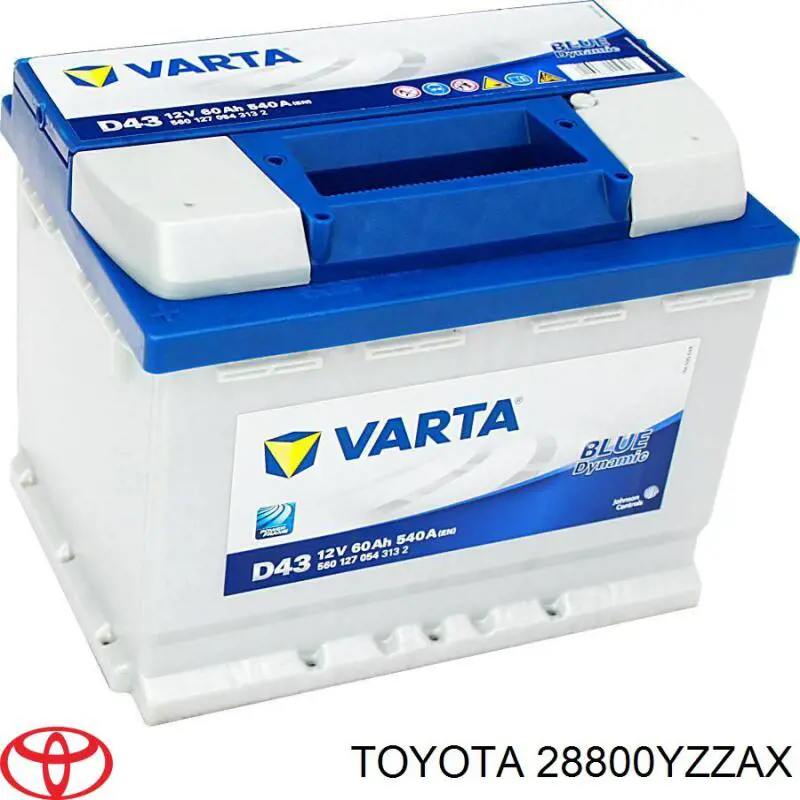 Comprar 28800YZZAX Toyota Batería de coche