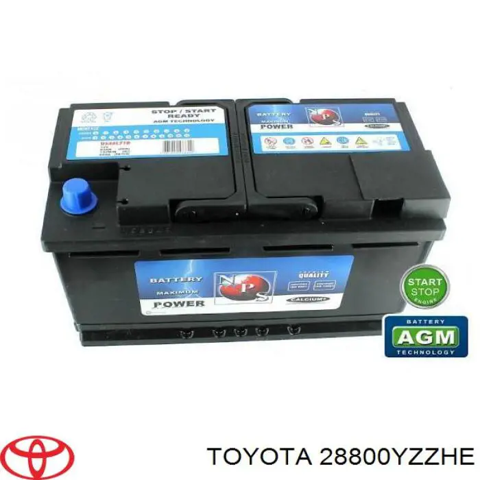 Batería de Arranque Toyota (28800YZZHE)