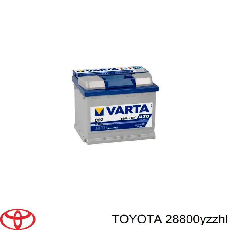 Batería de arranque TOYOTA 28800YZZHL