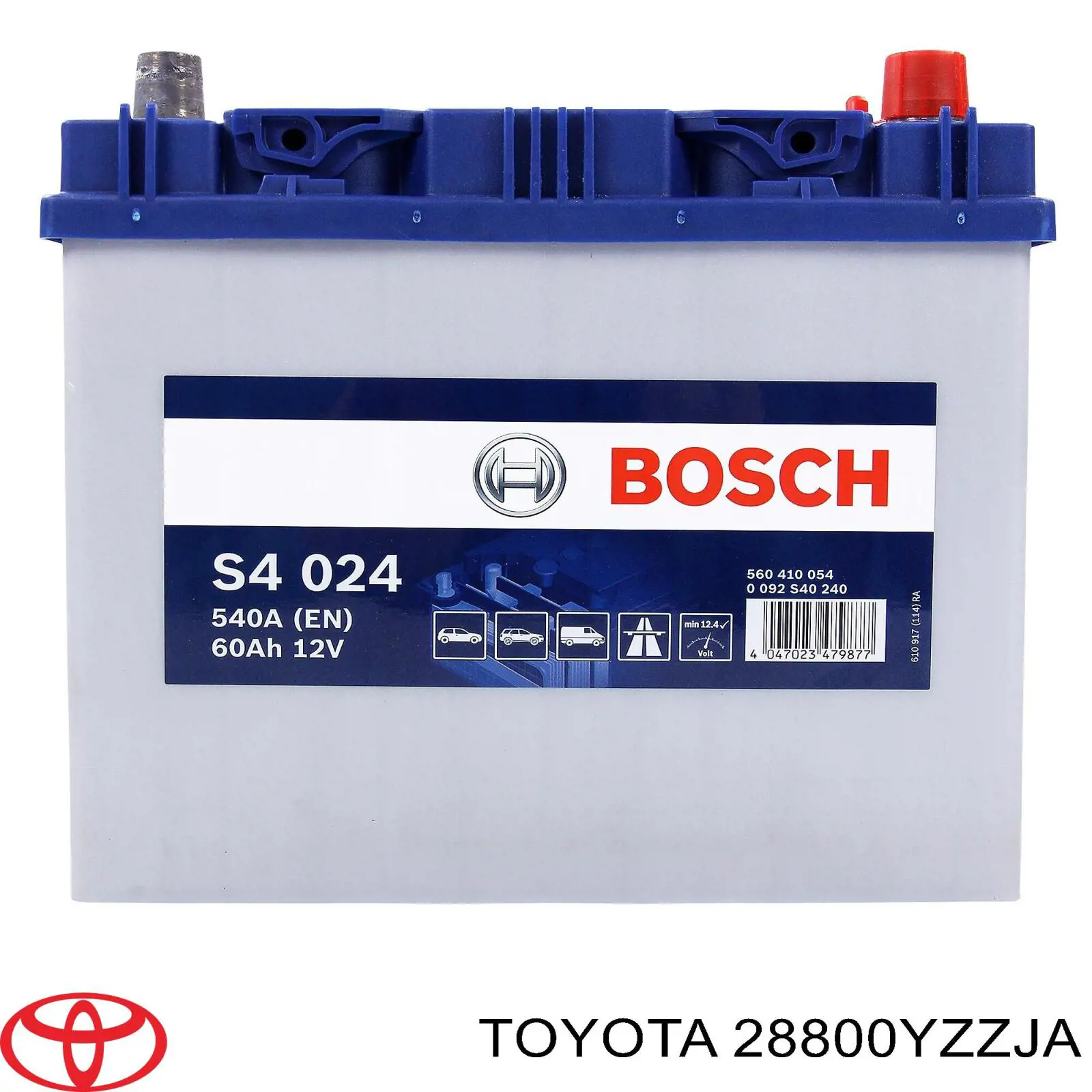 28800YZZJA Toyota Batería Start-Stop