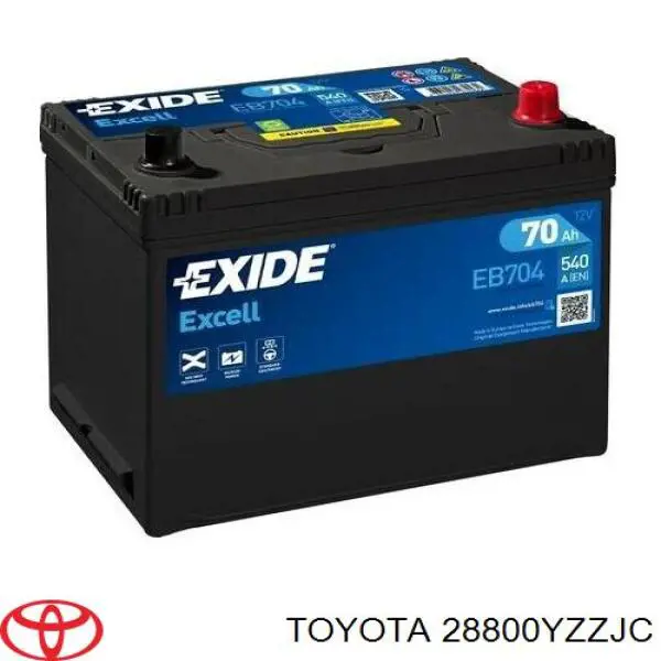 Batería de Arranque Toyota (28800YZZJC)