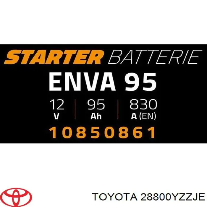Batería Toyota 2880064181