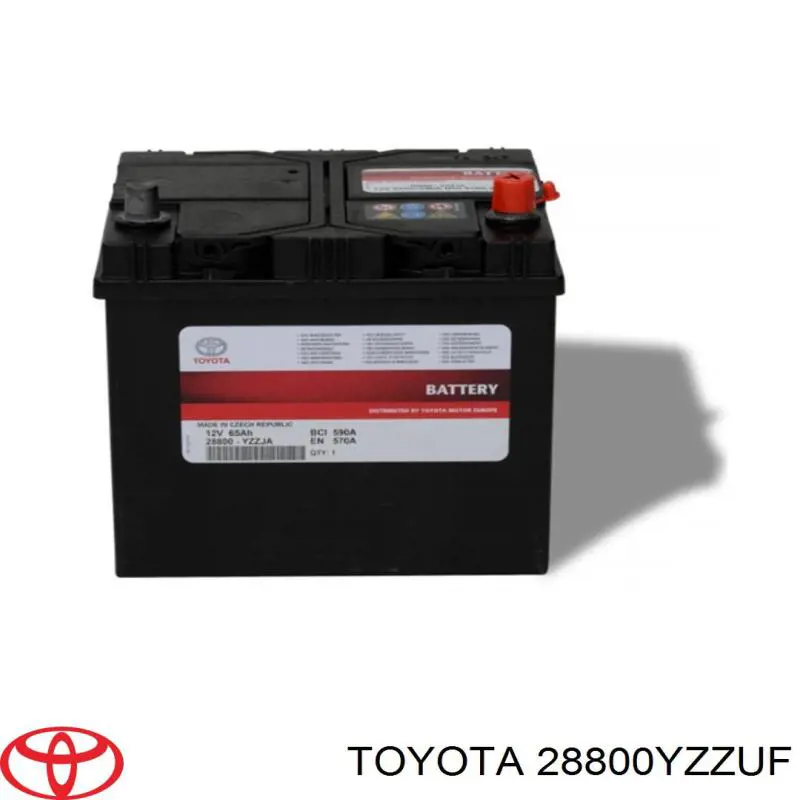 28800YZZUF Toyota Batería Start-Stop