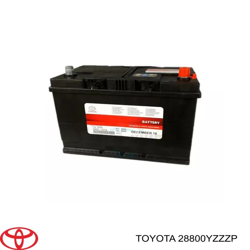 Comprar 28800YZZZP Toyota Batería de coche