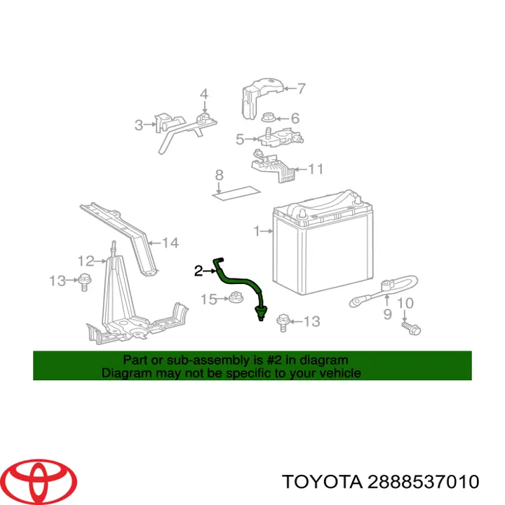 2888537010 Toyota