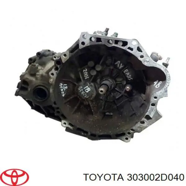 303002D040 Toyota caja de cambios mecánica, completa