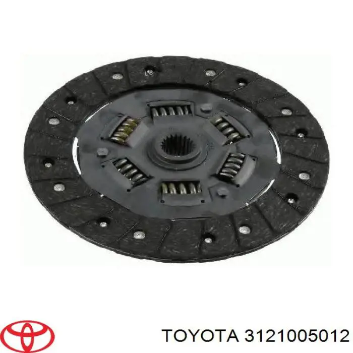Plato de presión de embrague 3121005012 Toyota