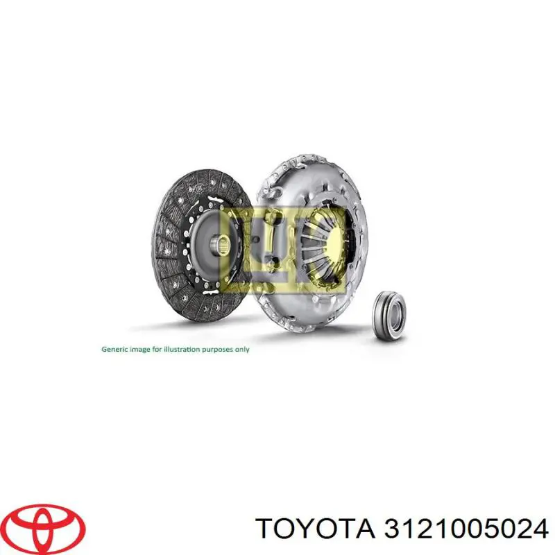 3121005022 Toyota plato de presión de embrague