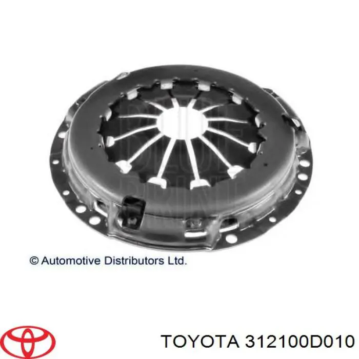 Plato de presión de embrague 312100D010 Toyota