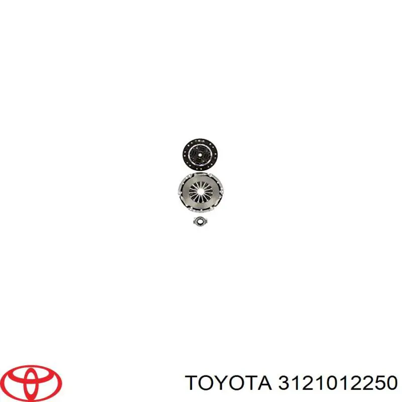 Plato de presión del embrague para Toyota Auris (E15)