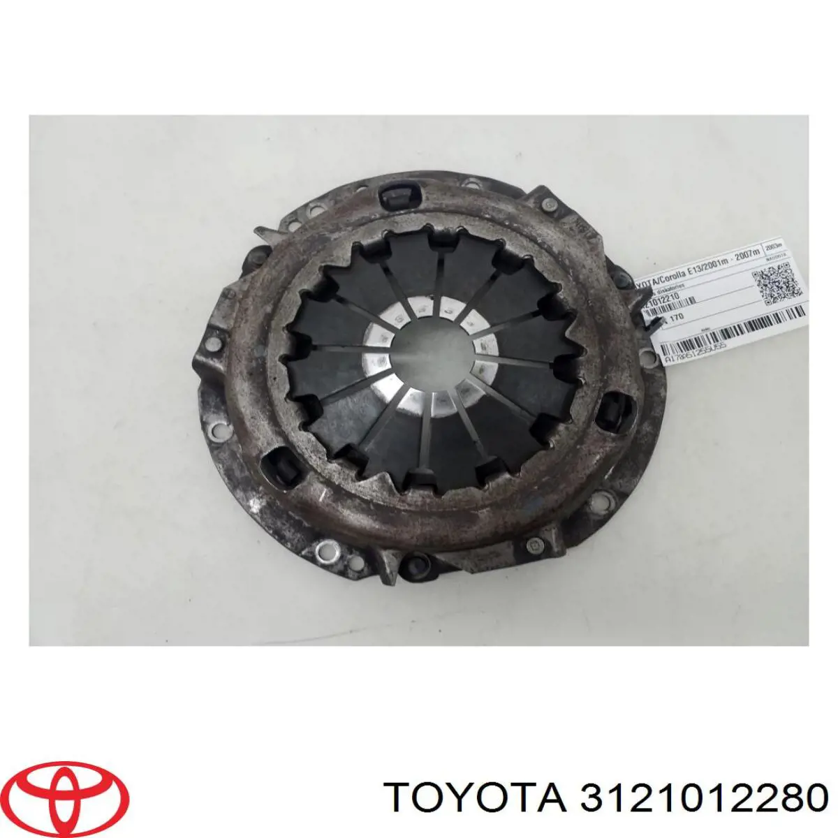 3121012280 Toyota plato de presión del embrague
