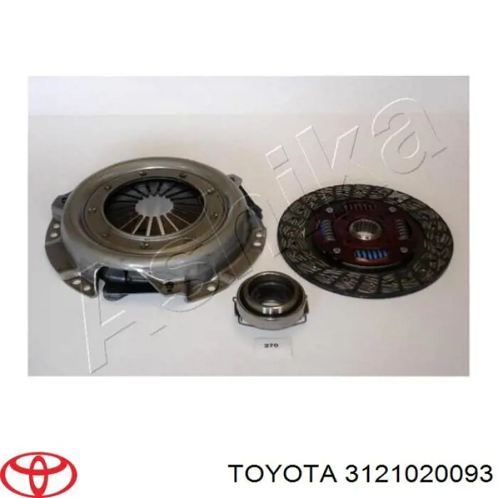3121020093 Toyota plato de presión de embrague