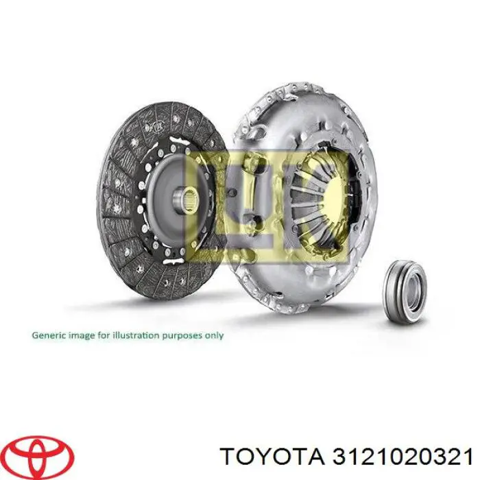 3121020321 Toyota plato de presion del embrague funcion