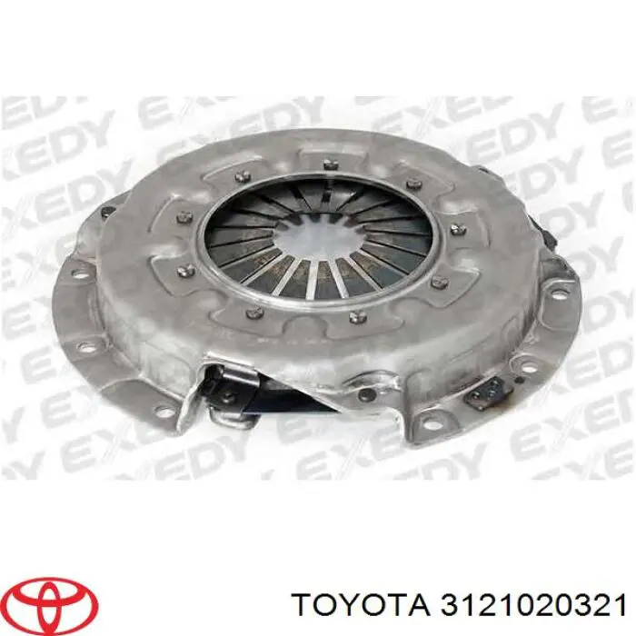 3121020321 Toyota plato de presión del embrague