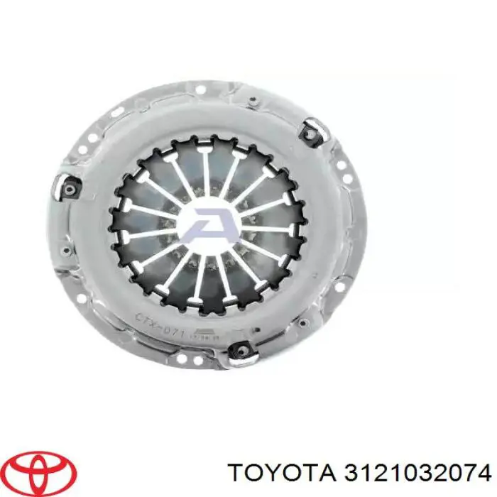 3121032074 Toyota plato de presión del embrague