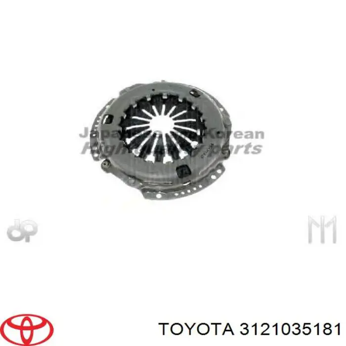 3121035181 Toyota plato de presión de embrague