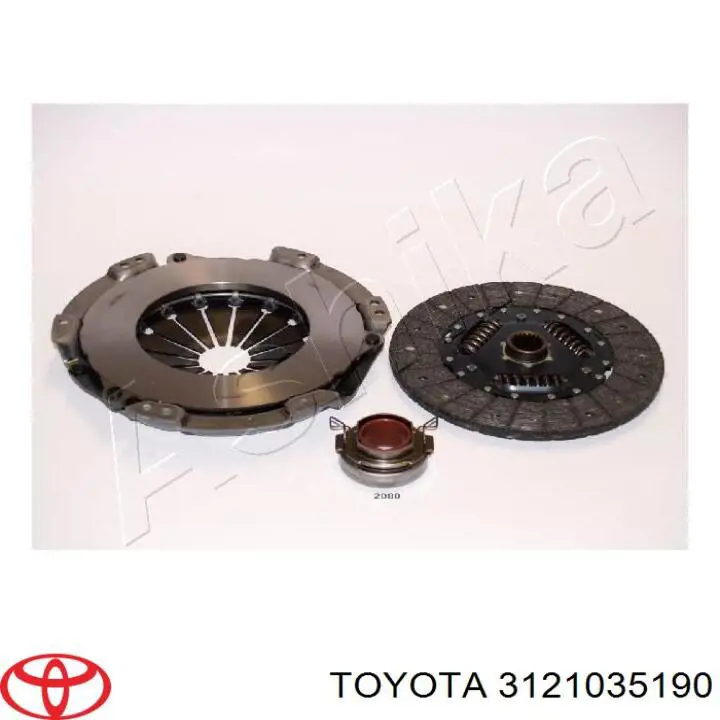 3121035190 Toyota plato de presión del embrague