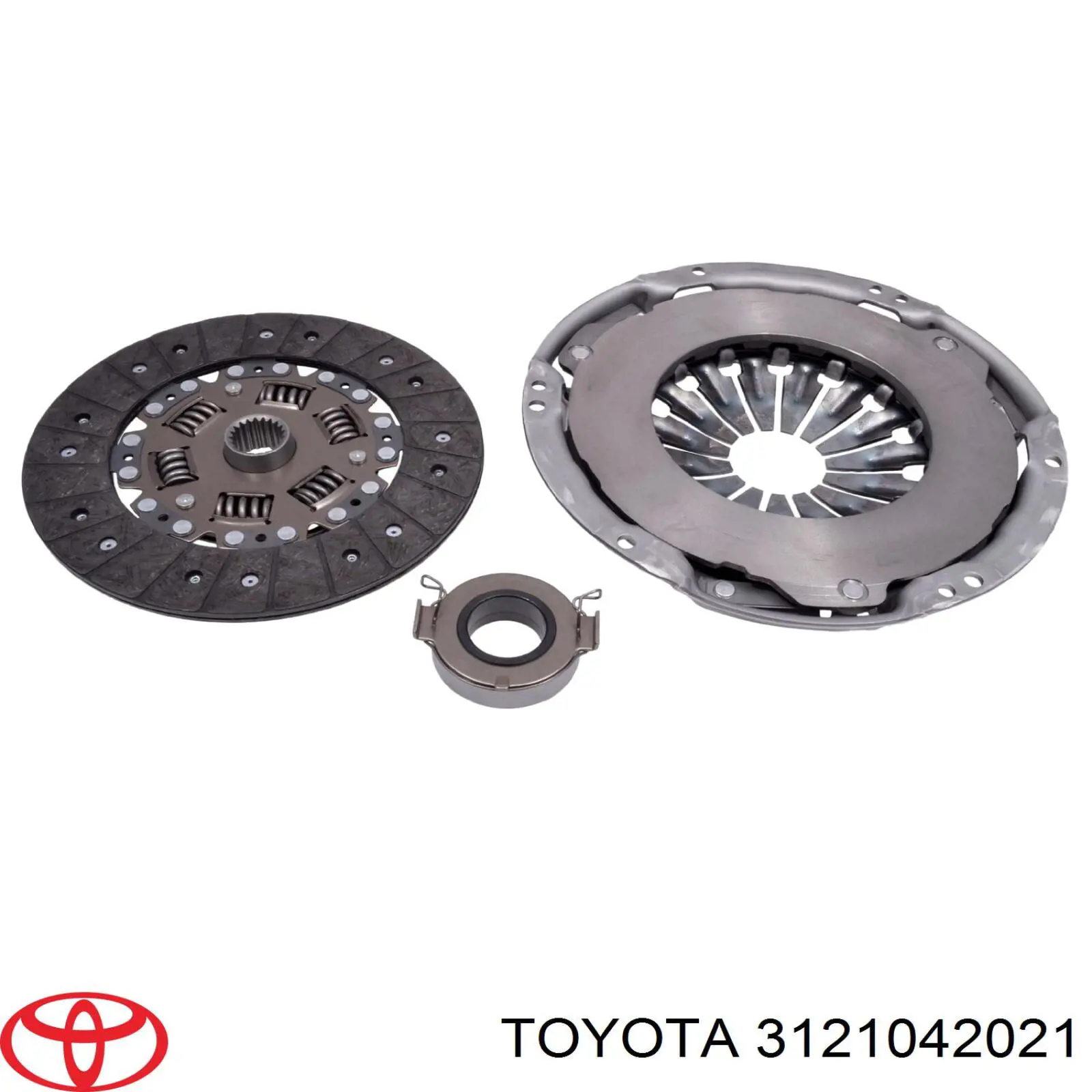 3121042021 Toyota plato de presión del embrague