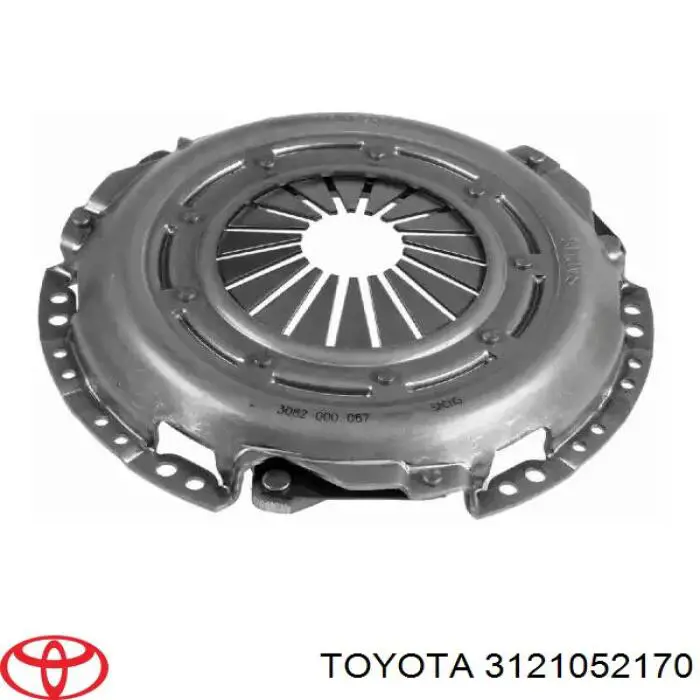 3121052170 Toyota plato de presión del embrague