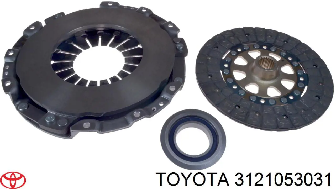 3121053031 Toyota plato de presión del embrague