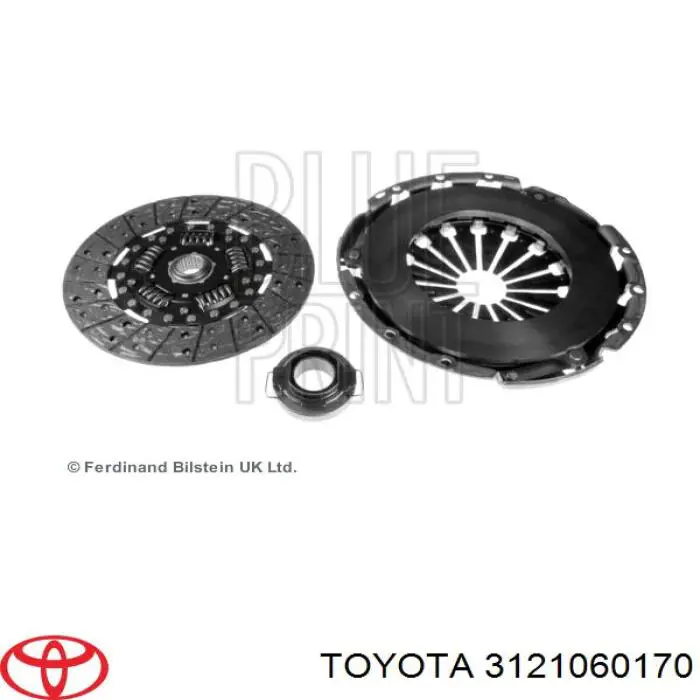 3121060170 Toyota plato de presión del embrague