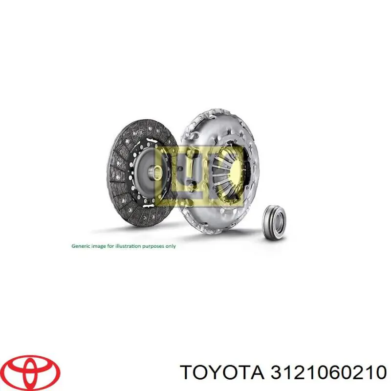 3121060210 Toyota plato de presión del embrague