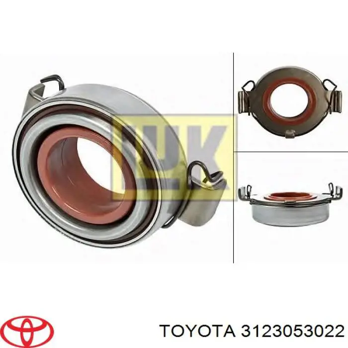 3123053022 Toyota cojinete de desembrague