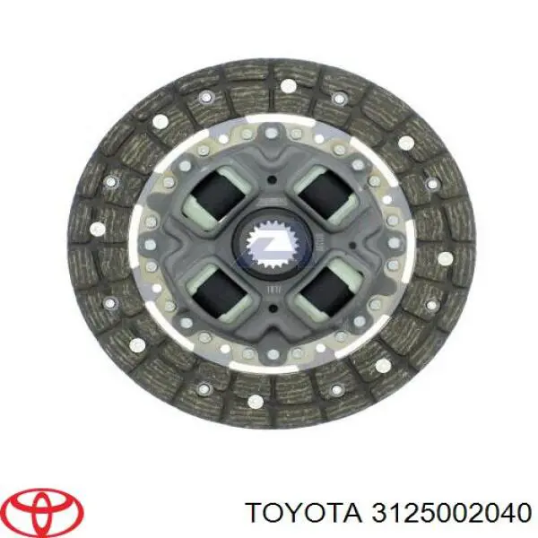 Disco de embrague 3125002040 Toyota