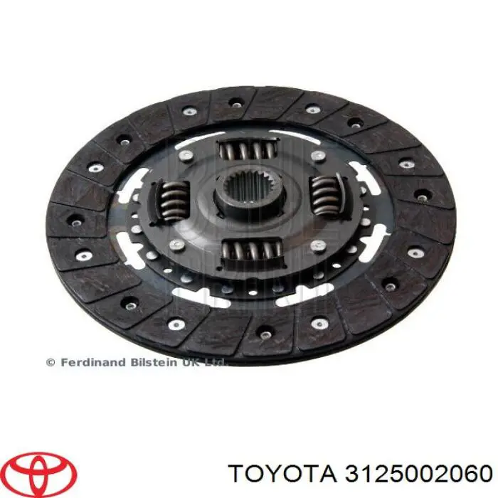 3125002060 Toyota disco de embrague