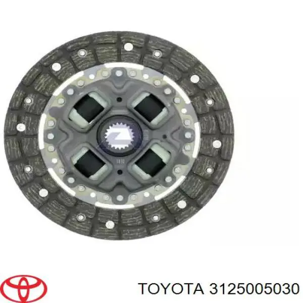 3125012280 Toyota disco de embrague