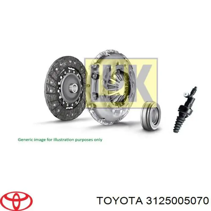 Disco de embrague Toyota 3125005070 precio, desde 69,58 EUR