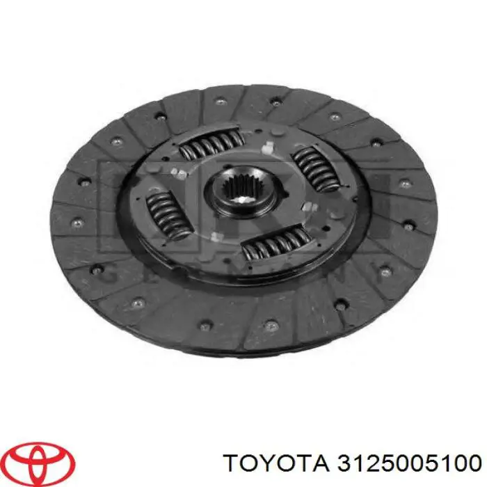 Disco de embrague Toyota 3125005100 precio, desde 52,92 EUR