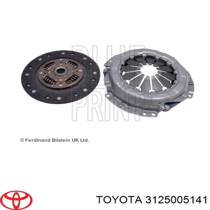 3125005141 Toyota Disco de embrague