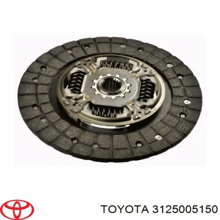 3125005150 Toyota Disco de embrague