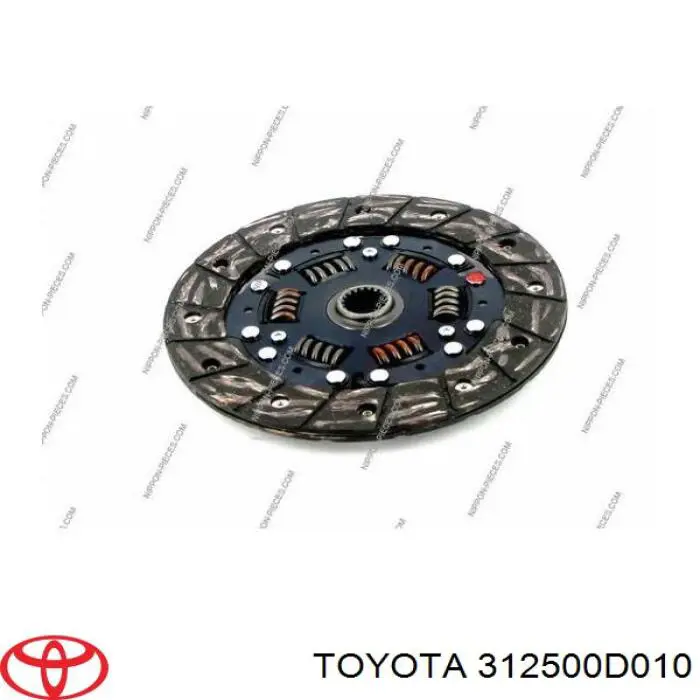 312500D010 Toyota disco de embrague
