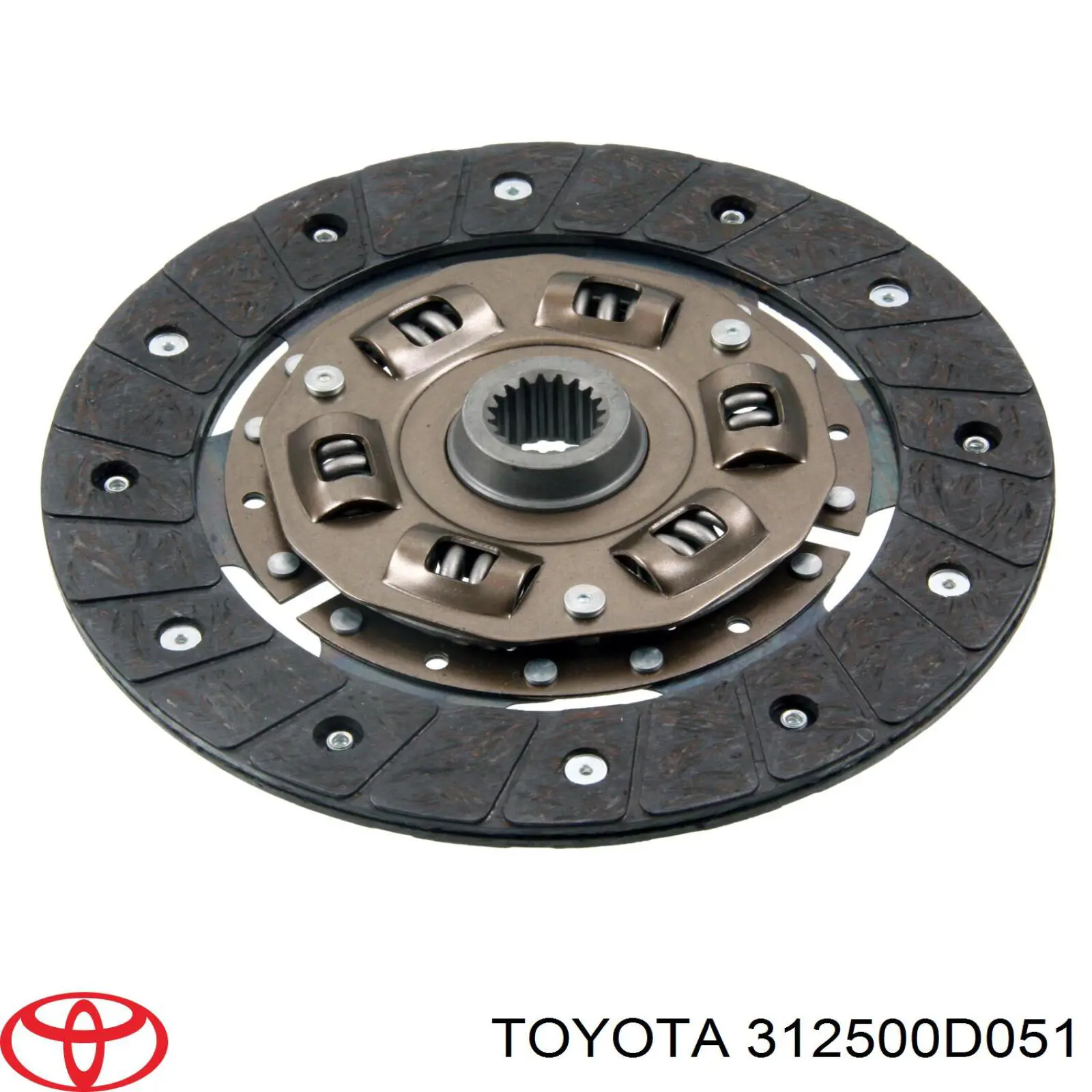 312500D051 Toyota disco de embrague