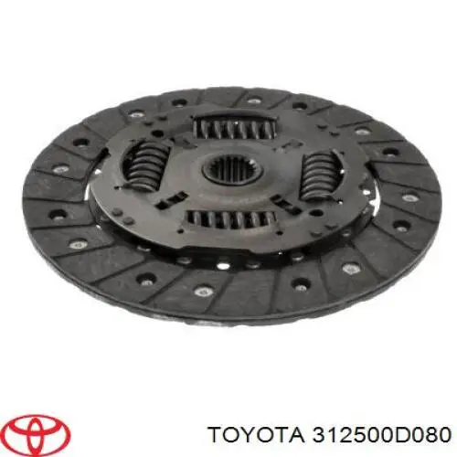 312500D080 Toyota disco de embrague