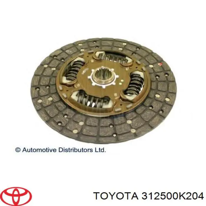 Disco de embrague Toyota 312500K204 precio, desde 88,09 EUR