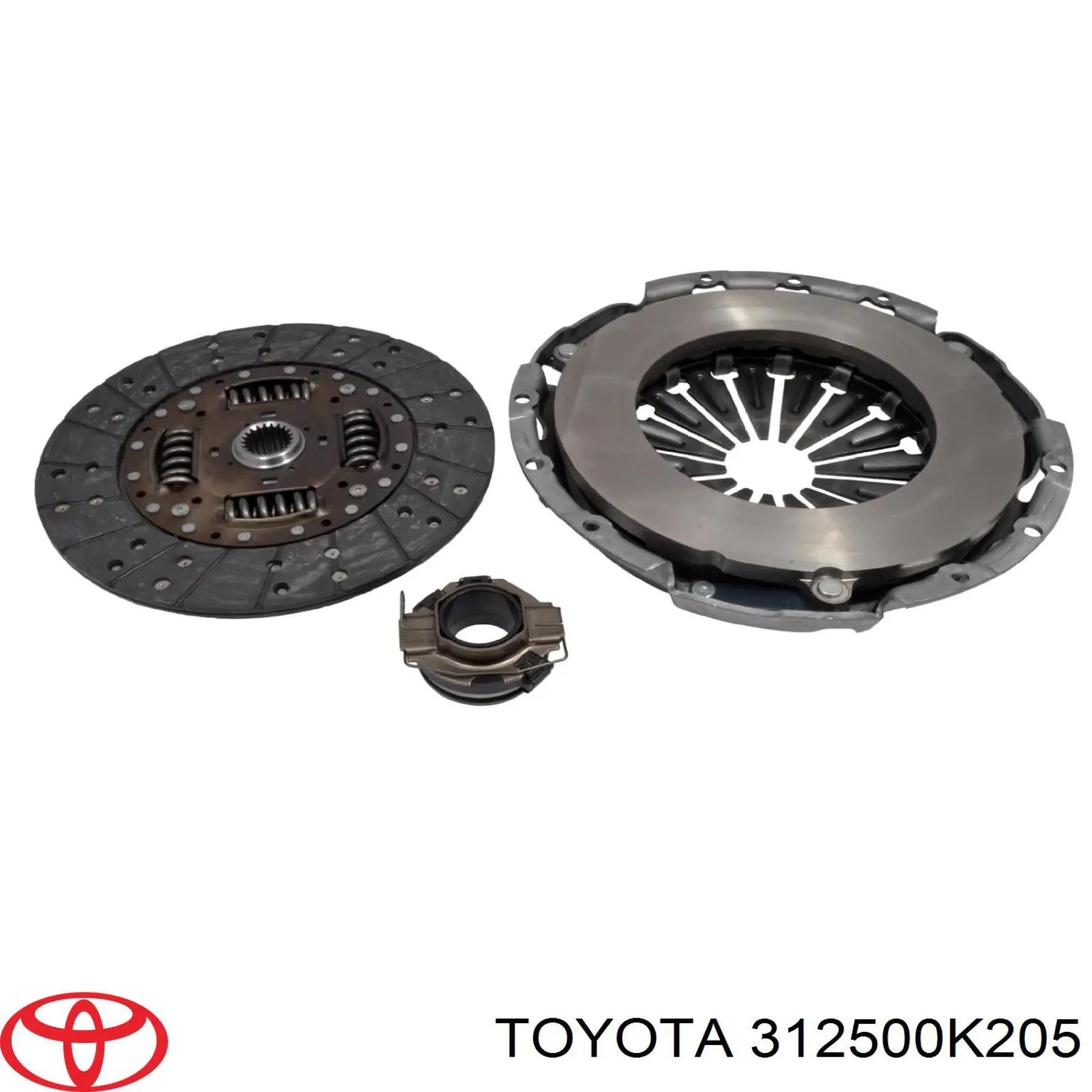Disco de embrague 3125035340 Toyota