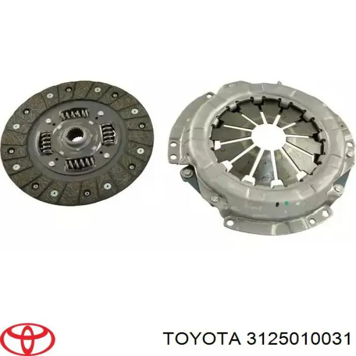 3125010031 Toyota disco de embrague