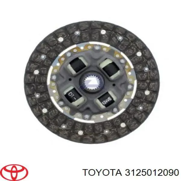 3125012090 Toyota disco de embrague