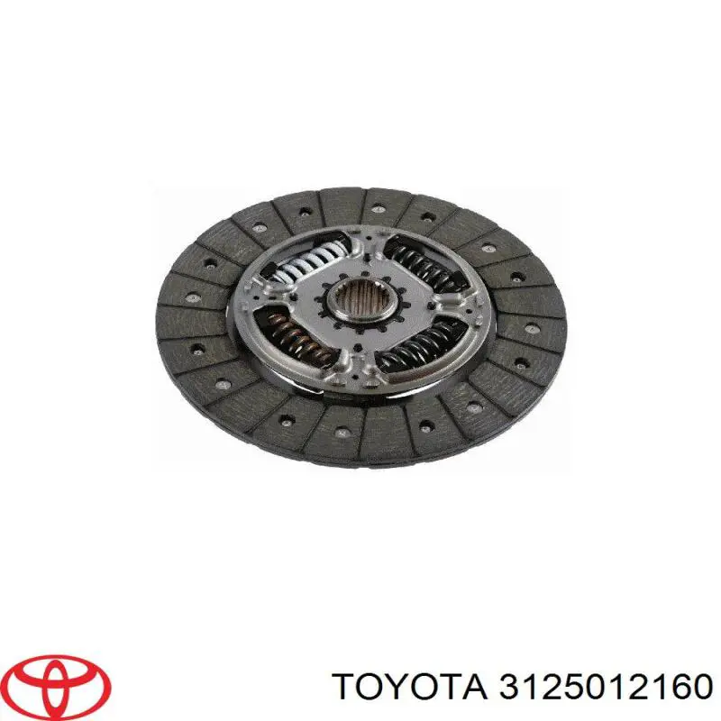 3125012160 Toyota disco de embrague