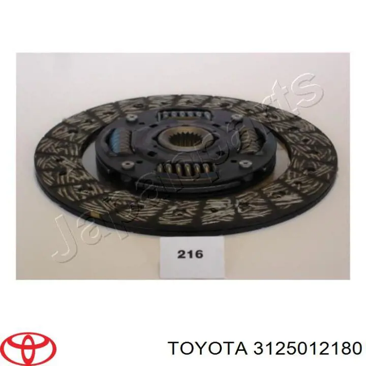 3125012180 Toyota disco de embrague